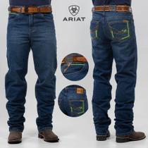 calça country masculina jeans rodeio ,americana e barra balão tradicional 100%