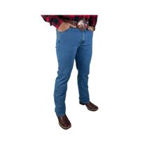 Calça Country Masculina Jeans Tradicional Os Boiadeiros Delavê Reta Ref: 023