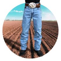Calça country tradicional jeans masculina cowboy texas road