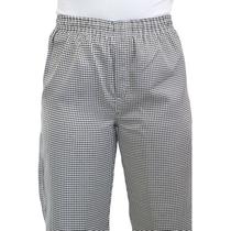 Calça cozinheiro cozinheira xadrez pied poule com elástico