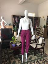 Calça Crepe com Prega