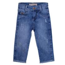 Calça Cropped Bebê Infantil Papatuti Menina Jeans