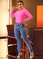 Calça Cropped feminina juliana cinto