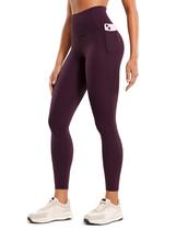 Calça CRZ YOGA Butterluxe Cintura Alta 64 cm Bolsos Roxa M