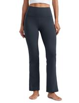 Calça CRZ YOGA Butterluxe Cintura Alta Flare 74 cm Azul Marinho P