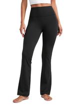 Calça CRZ YOGA Butterluxe Cintura Alta Flare 81 cm Preta G Calça CRZ YOGA Butterluxe Cintura Alta Flare 81 cm Preta G