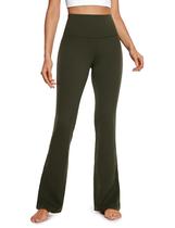 Calça CRZ YOGA Butterluxe Cintura Alta Flare Verde Oliva G Calça CRZ YOGA Butterluxe Cintura Alta Flare Verde Oliva G