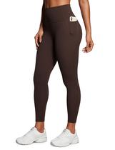 Calça CRZ YOGA Butterluxe Cós Alto 25" com Bolsos Marrom XXS