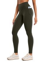 Calça CRZ YOGA Butterluxe Cós Alto com Bolso Verde Oliva XL