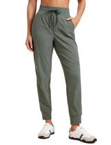 Calça CRZ YOGA Jogger Cintura Alta 70 cm Leve Sage XL
