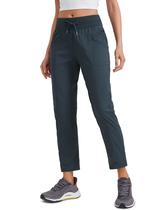 Calça CRZ YOGA Leve e Respirável com Cós Elástico e Bolsos, Entrepernas 27"