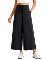 Calça CRZ YOGA Wide Leg Cropped 25" Preta X-Small