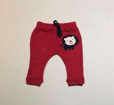 Calça culote sem pé saruel com cordão leão, marca Azul bebê