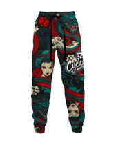 Calça Cyclone Veludo Oriental Samurai Calça Cyclone Veludo Oriental Samurai