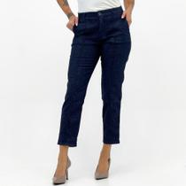 Calça Damyller Chino Cropped em Sarja Feminna