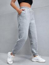 Calça De Abrigo Moletom Jogger Flanelada Para Inverno Calça De Abrigo Moletom Jogger Flanelada Para Inverno