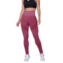 Calça de Academia Efeito empina BumBum Yoga Calça Longa em Poliéster Feminino Moda Fitness