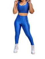 Calça de academia k2b legging brilhante R13