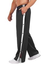 Calça de basquete Tear Away Deyeek Masculina Preta Calça de basquete Tear Away Deyeek Masculina Preta