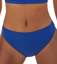 Calça de biquíni CUPSHE feminina de cintura média, cobertura total, azul royal