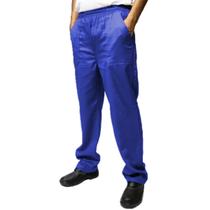 Calça de Brim Elástico Inteiro Com 4 Bolsos