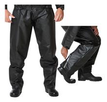 Calça De Chuva Motoqueiro Impermeável Pvc Proteção Masculina Calça De Chuva Motoqueiro Impermeável Pvc Proteção Masculina