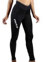 Calça De Ciclismo Flets Basic Compression Feminina Preta