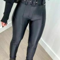 Calça De Cirre Com Cinto