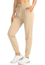 Calça de corrida G Gradual feminina de cintura alta, atlética, cáqui Calça de corrida G Gradual feminina de cintura alta, atlética, cáqui