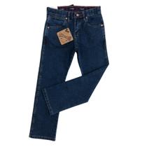 Calça de Criança Country Jeans Premium Original Wrangler Infantil Azul Escura Ref:13MSJ684UN