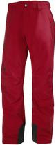 Calça de esqui Helly-Hansen Legendary Isolated Impermeável Masculina Vermelha L