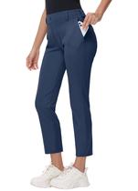 Calça de golfe feminina MIVEI elástica 7/8 no tornozelo UPF50+ nylon Calça de golfe feminina MIVEI elástica 7/8 no tornozelo UPF50+ nylon