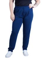 Calça De Malha Feminina Cor Azul Marinho