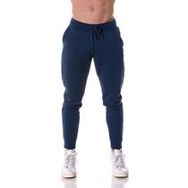 Calça de Moletom Azul Marinho Masculina Calça de Moletom Azul Marinho Masculina