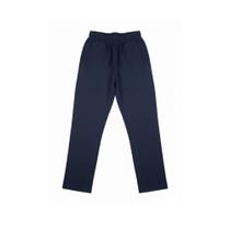 Calça de Moletom Azul Reforçada e Confortável P ao GG - Bolsos Laterais