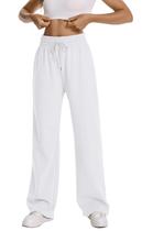 Calça de moletom de algodão elástica Christmas Flare para mulheres Petite Jogger Lounge Work, calças femininas modernas, atléticas, calças de atletismo, dança, cintura alta, pernas largas, calças de ioga, estilo branco, GG Calça de moletom de algodão elástica Christmas Flare para mulheres Petite Jogger Lounge Work, calças femininas modernas, atléticas, calças de atletismo, dança, cintura alta, pernas largas, calças de ioga, estilo branco, GG