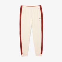 Calça de moletom de blocos de cores cônicos