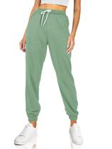 Calça de moletom feminina AUTOMET com calça justa, verde atlética, XL Calça de moletom feminina AUTOMET com calça justa, verde atlética, XL