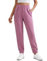 Calça de moletom feminina CRZ YOGA SoftAura, corredores modais, cintura alta