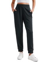 Calça de moletom feminina CRZ YOGA SoftAura, modal, preta, pequena