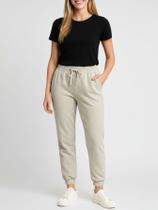 Calça de Moletom Feminina Jogger Básica Verde Pastel Forrado Felpudo Flanelado com Bolso Calça de Moletom Feminina Jogger Básica Verde Pastel Forrado Felpudo Flanelado com Bolso