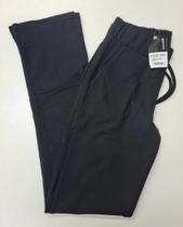 Calça de Moletom Feminina Malwee 50964 com flanela, Sem Punho na Barra, dois bolsos na frente.