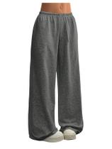 Calça de moletom feminina SOLY HUX plus size com cordão na cintura Calça de moletom feminina SOLY HUX plus size com cordão na cintura