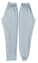 calça de moletom flanelada sem bolso cor cinza mescla com barra reta ou punho calça de moletom flanelada sem bolso cor cinza mescla com barra reta ou punho