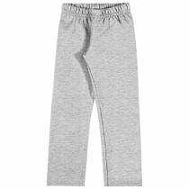 Calça de Moletom Infantil Cinza Flanelada Elian Calça de Moletom Infantil Cinza Flanelada Elian