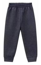Calça De Moletom Infantil Flanelada Com Punho Kyly