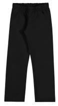 Calça de Moletom Infantil Preta Flanelada Elian Calça de Moletom Infantil Preta Flanelada Elian