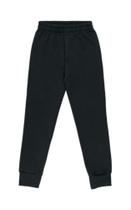 Calça de moletom infantil preta ref 207077 Calça de moletom infantil preta ref 207077