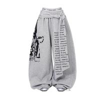 Calça de moletom JEFQJDJ, estampa gráfica moderna de grandes dimensões para mulheres Calça de moletom JEFQJDJ, estampa gráfica moderna de grandes dimensões para mulheres