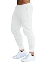 Calça de Moletom Jogger Slim Fit Básica Lisa Masculina - M9